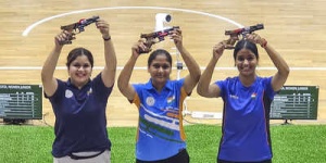 India Shatters Records, Secures Historic 50 Gold Medals at Asian Shooting Championship