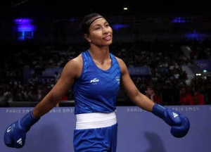 Lovlina Borgohain Eyes World Championship Glory After Paris Olympics Disappointment
OR
Olympic Medalist Lovlina Borgohain Returns to Ring, Targets World Championships After Academy Launch