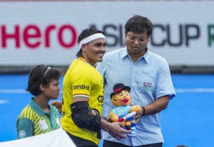 Krishan Pathak, Overcoming Adversity, Celebrates 150th Cap for India at Hockey Asia Cup 2025