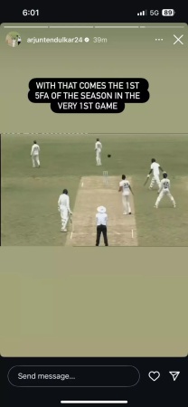Arjun Tendulkar Celebrates Engagement with Five-Wicket Haul in Triumphant Return