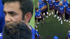 Gautam Gambhir's Fiery Pep Talk Ignites India Ahead of Asia Cup Clash with Pakistan: Watch!