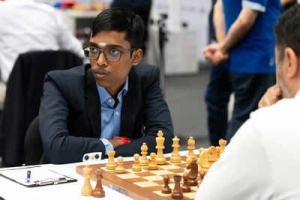 FIDE Grand Swiss: Praggnanandhaa Outplays Former Mentor Gelfand; Vaishali Secures Lead in Women's Tournament