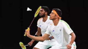 Satwik-Chirag Soar at Hong Kong Open After World Championships Bronze Win
OR
India's Satwik-Chirag Victorious at Hong Kong Open, Kiran George Qualifies
OR
Hong Kong Open: Satwiksairaj-Chirag Advance; Kiran George Enters Main Draw