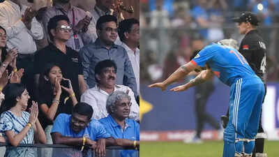 Virat Kohli pays respect to Sachin Tendulkar after surpassing his century record.