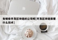 有哪些开发区块链的公司呢[开发区块链需要什么技术]